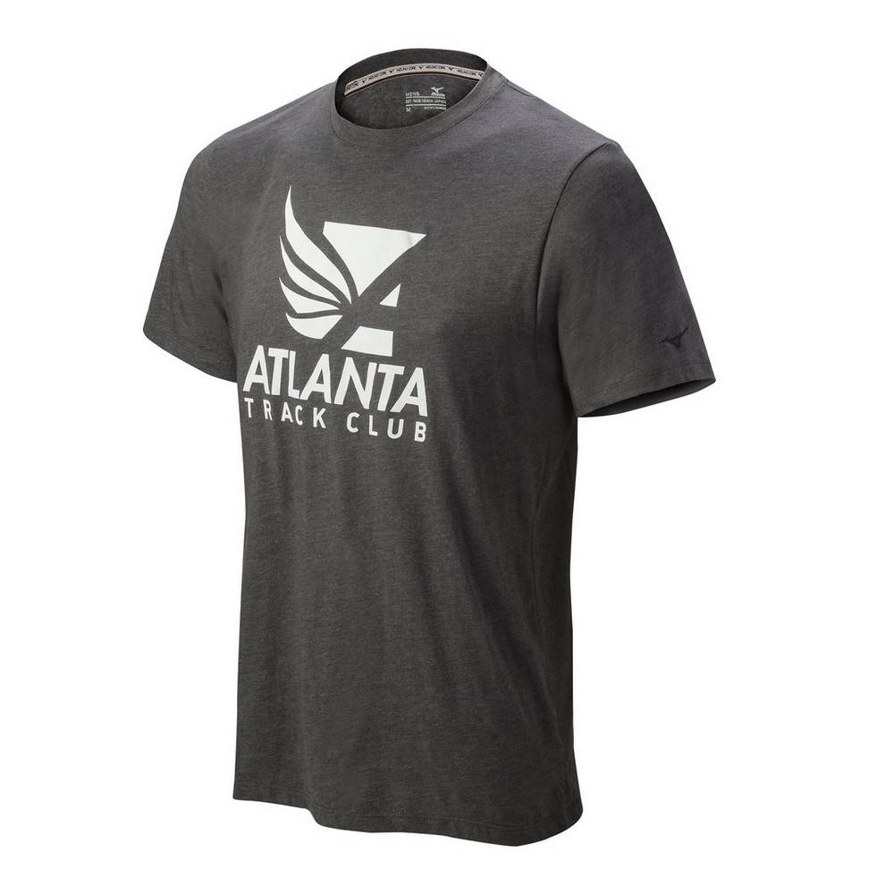 Mizuno Men's Atlanta Track Club 50/50 T-Shirts Grey (450027-NUF)